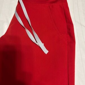 Figs Red Women's Pants